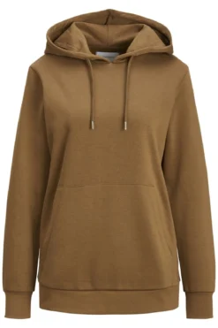 Basic Hoodie Sweat - Brun