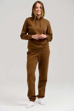 Basic Hoodie Sweat - Brun