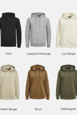 Basic Hoodie Sweat (dame) - (2 stk.)