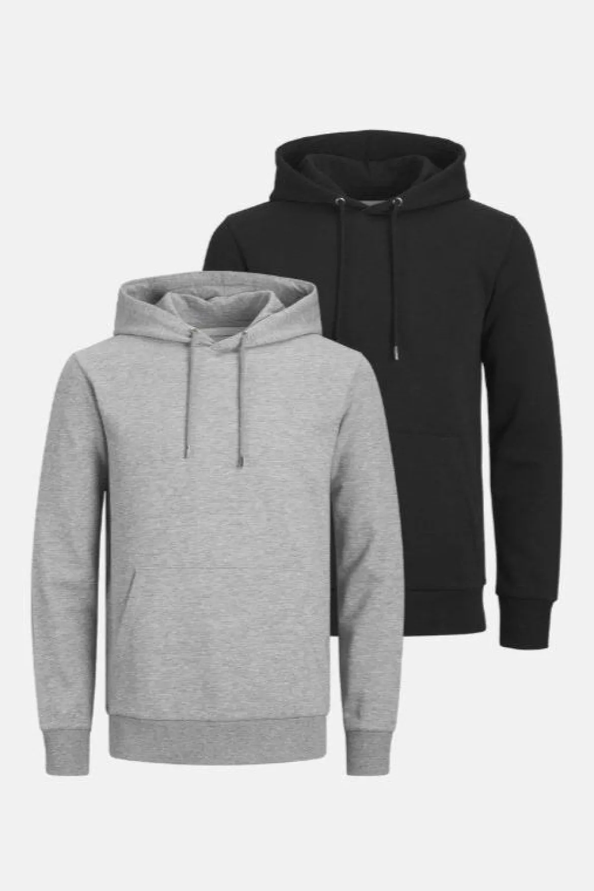 Basic Hoodie Sweat (herre) - (2 stk.)