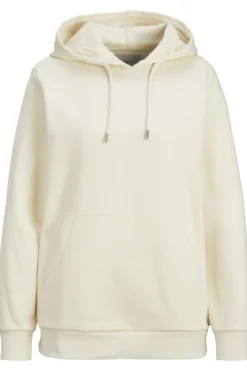 Basic Hoodie Sweat - Lys Beige