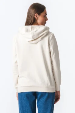Basic Hoodie Sweat - Lys Beige