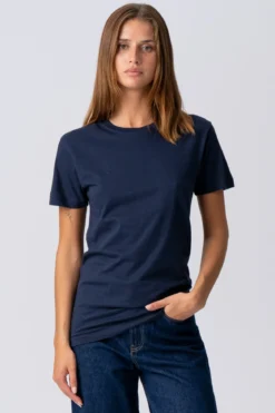 Basic Let T-shirt - Navy
