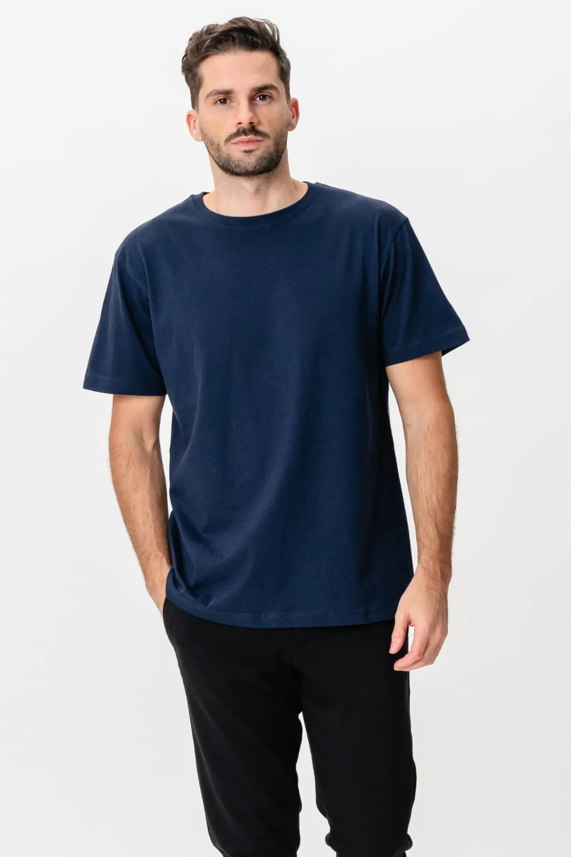 Basic Let T-shirt - Navy