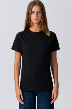 Basic Let T-shirt - Sort