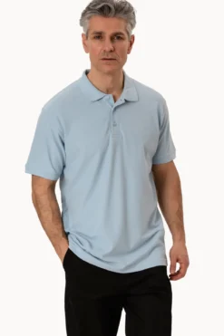 Basic Polo - Lyseblå