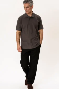 Basic Polo - Mørke Grå