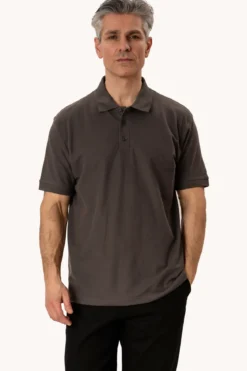 Basic Polo - Mørke Grå