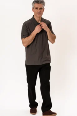 Basic Polo - Mørke Grå