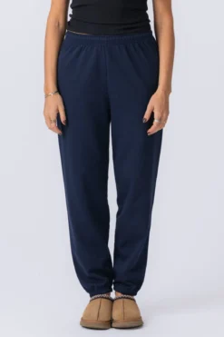 Basic Sweatpants - Blue Navy (dame)