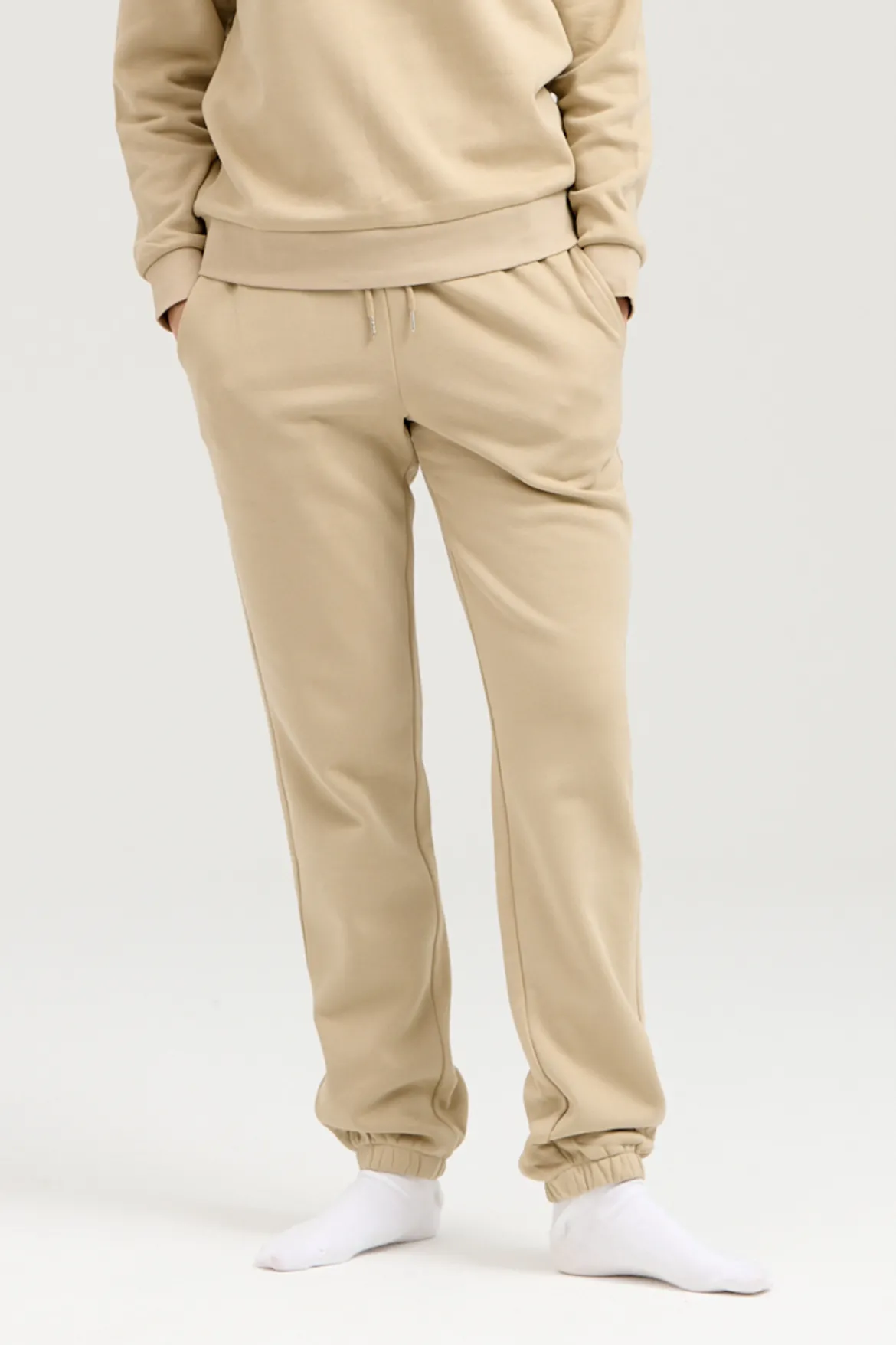 Basic Sweatpants - Mørk Beige