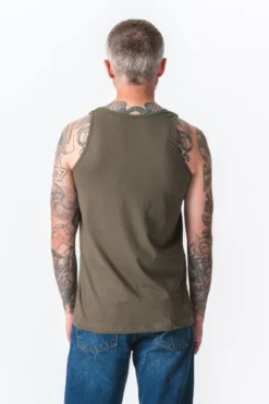 Basic Tanktop - Army Grøn