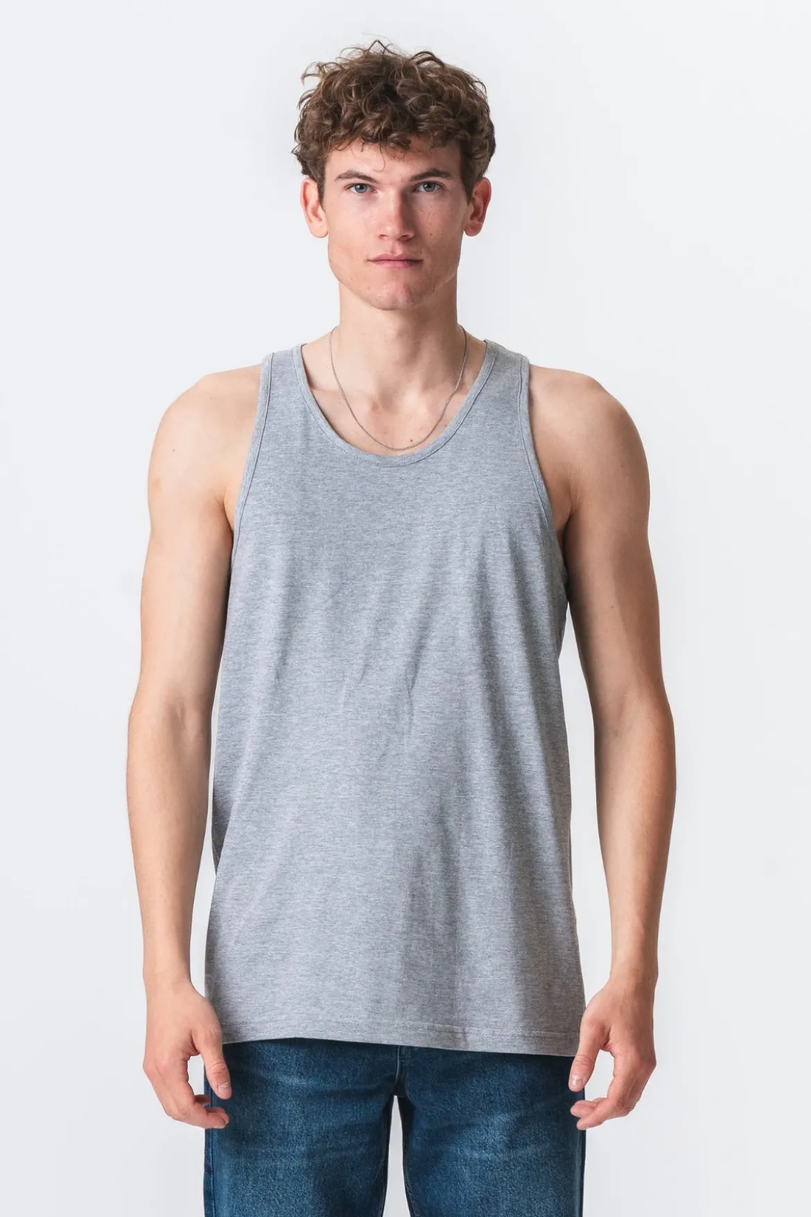 Basic Tanktop - Grå