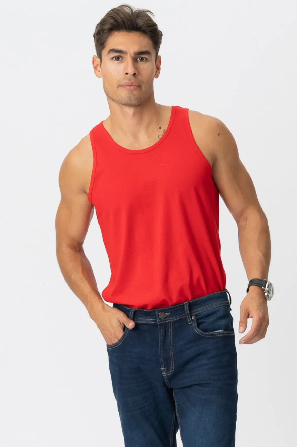 Basic Tanktop - Rød
