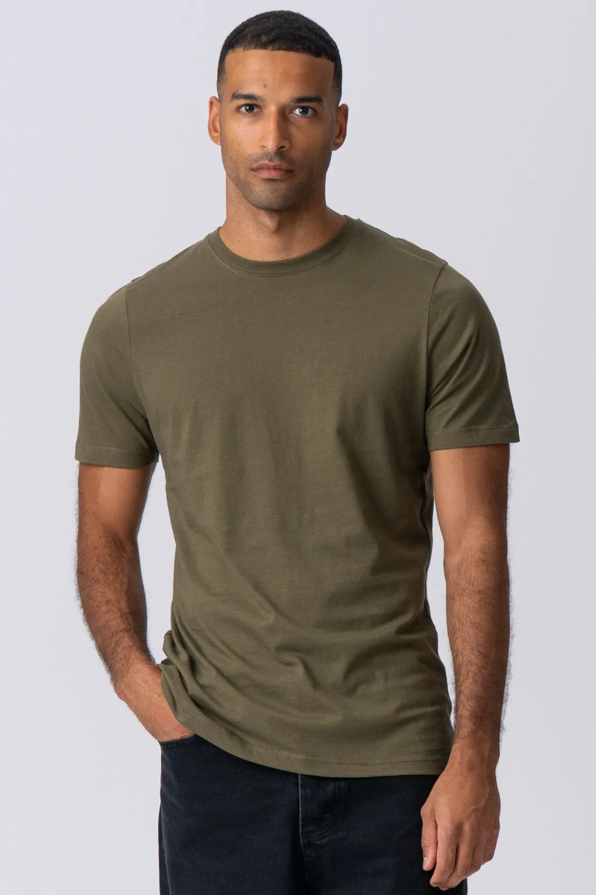 Basic T-shirt - Armygrøn