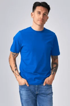 Basic T-shirt - Blå