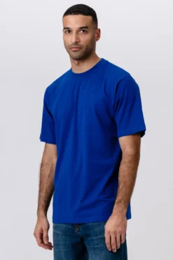 Basic T-shirt - Blå