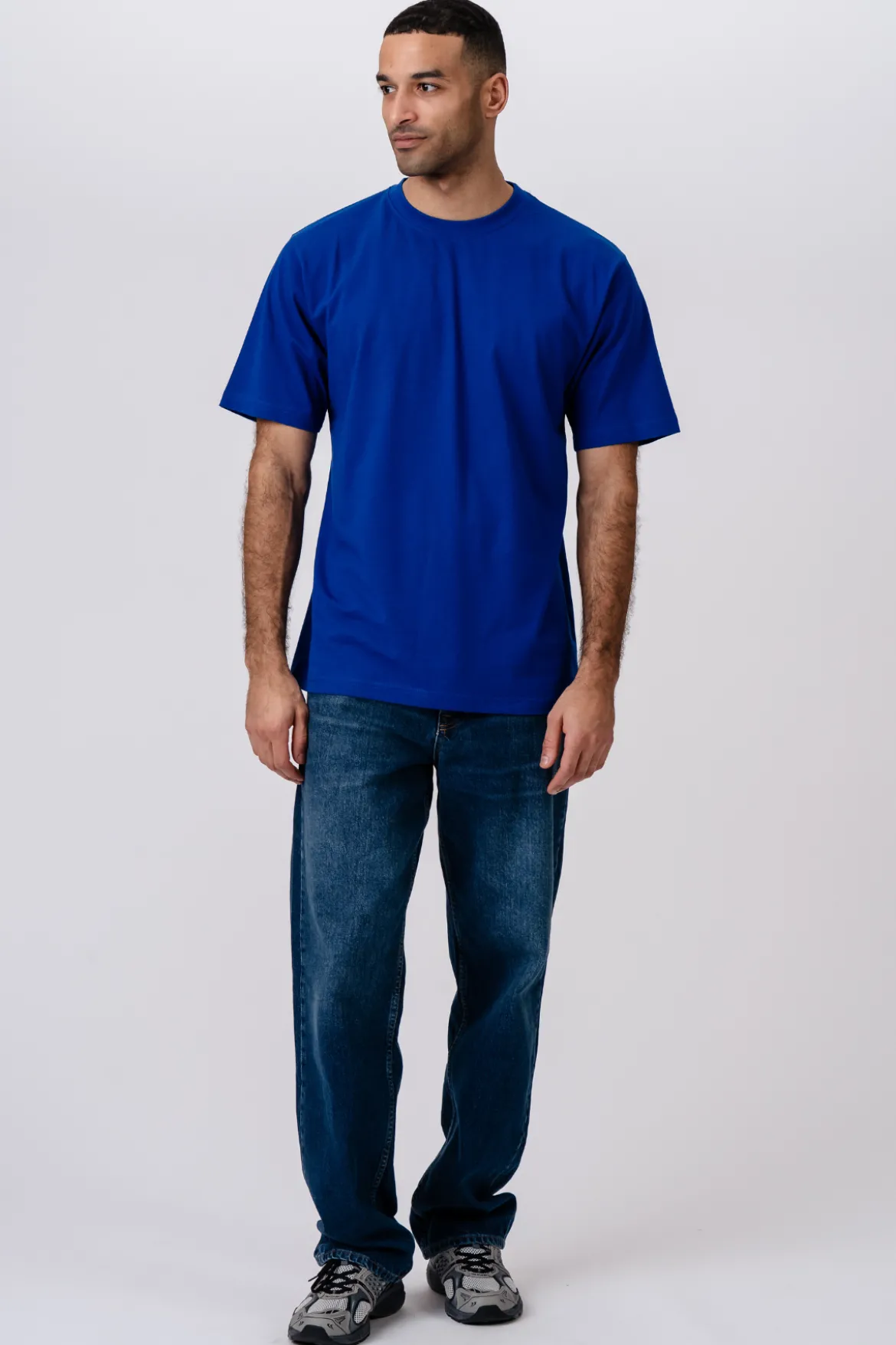 Basic T-shirt - Blå