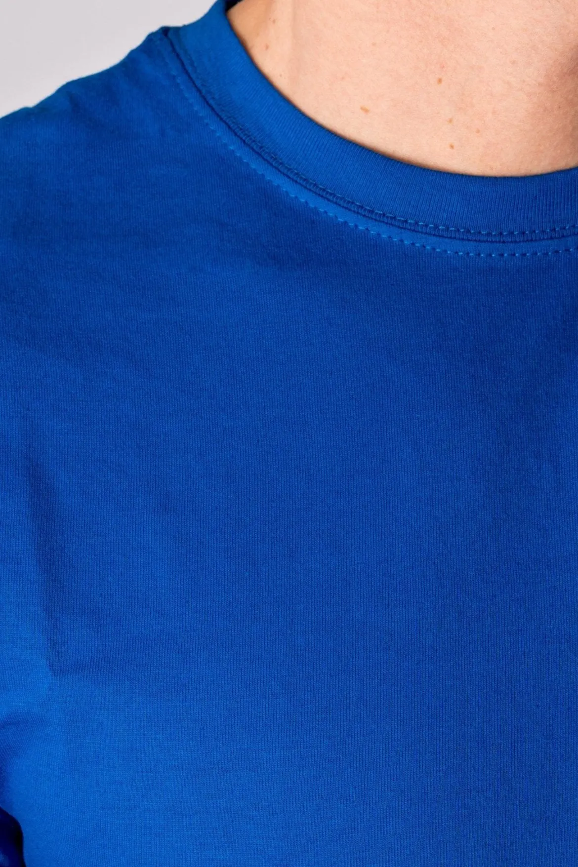Basic T-shirt - Blå