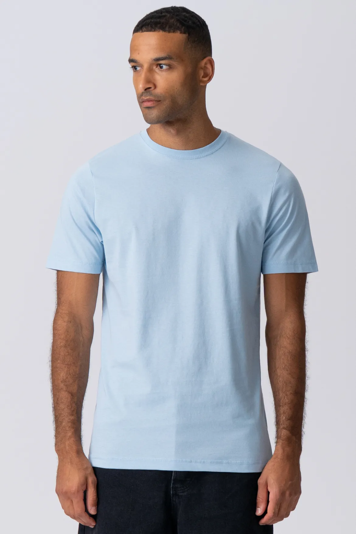 Basic T-shirt - Lyseblå