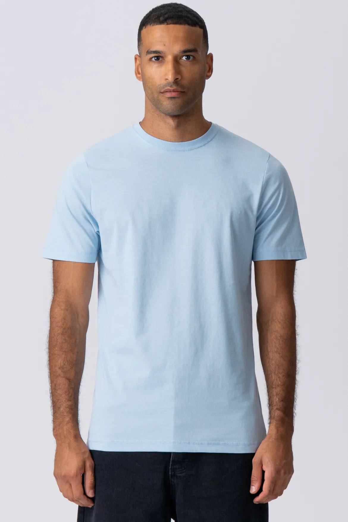 Basic T-shirt - Lyseblå