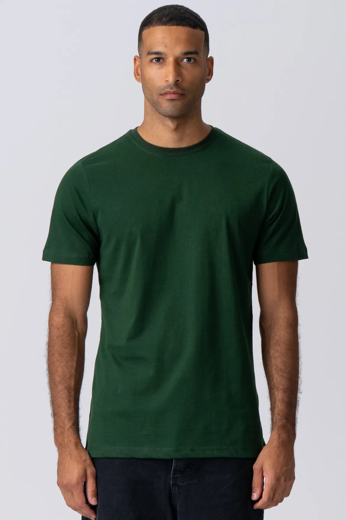 Basic T-shirt - Mørkegrøn