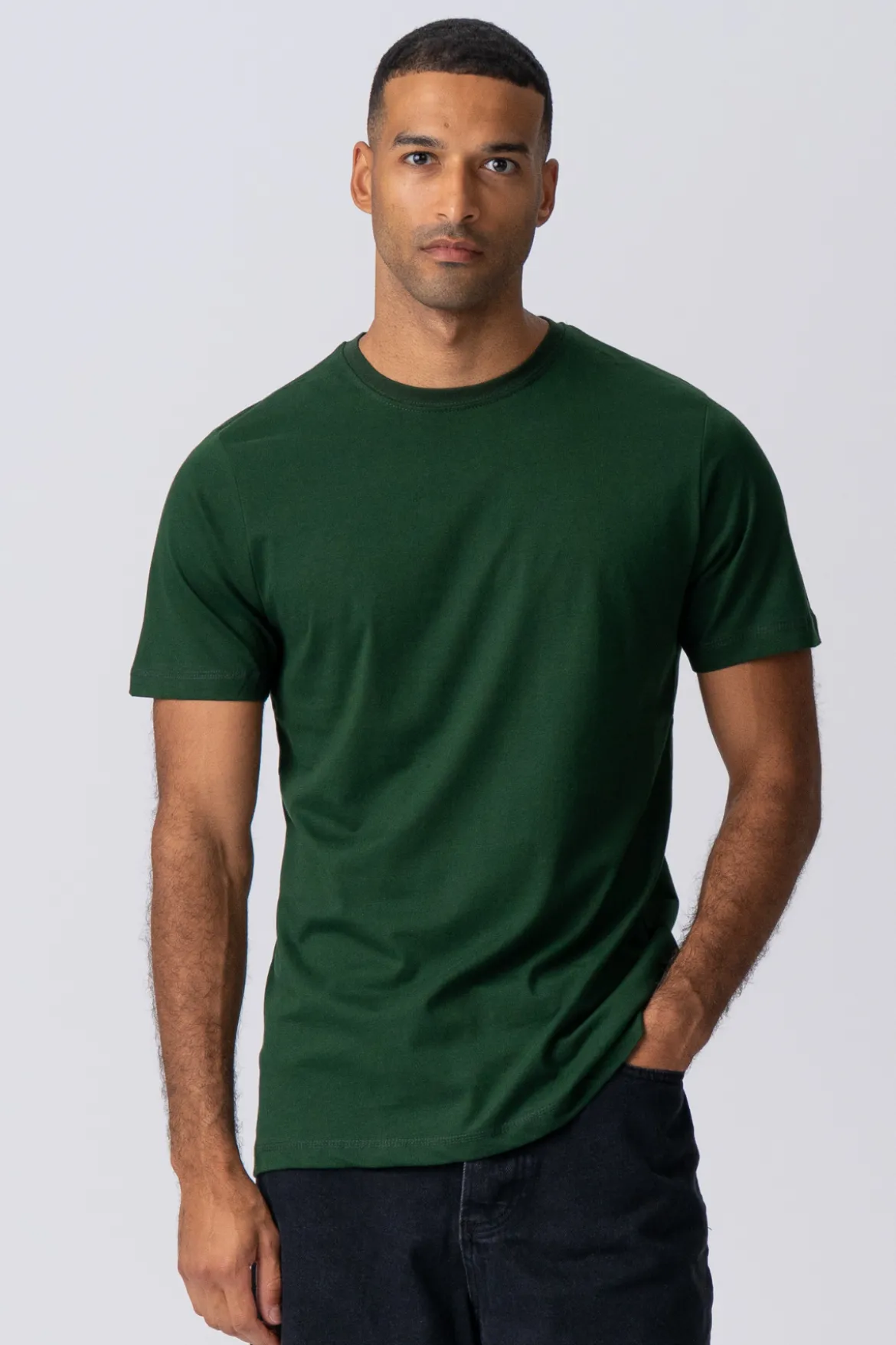 Basic T-shirt - Mørkegrøn
