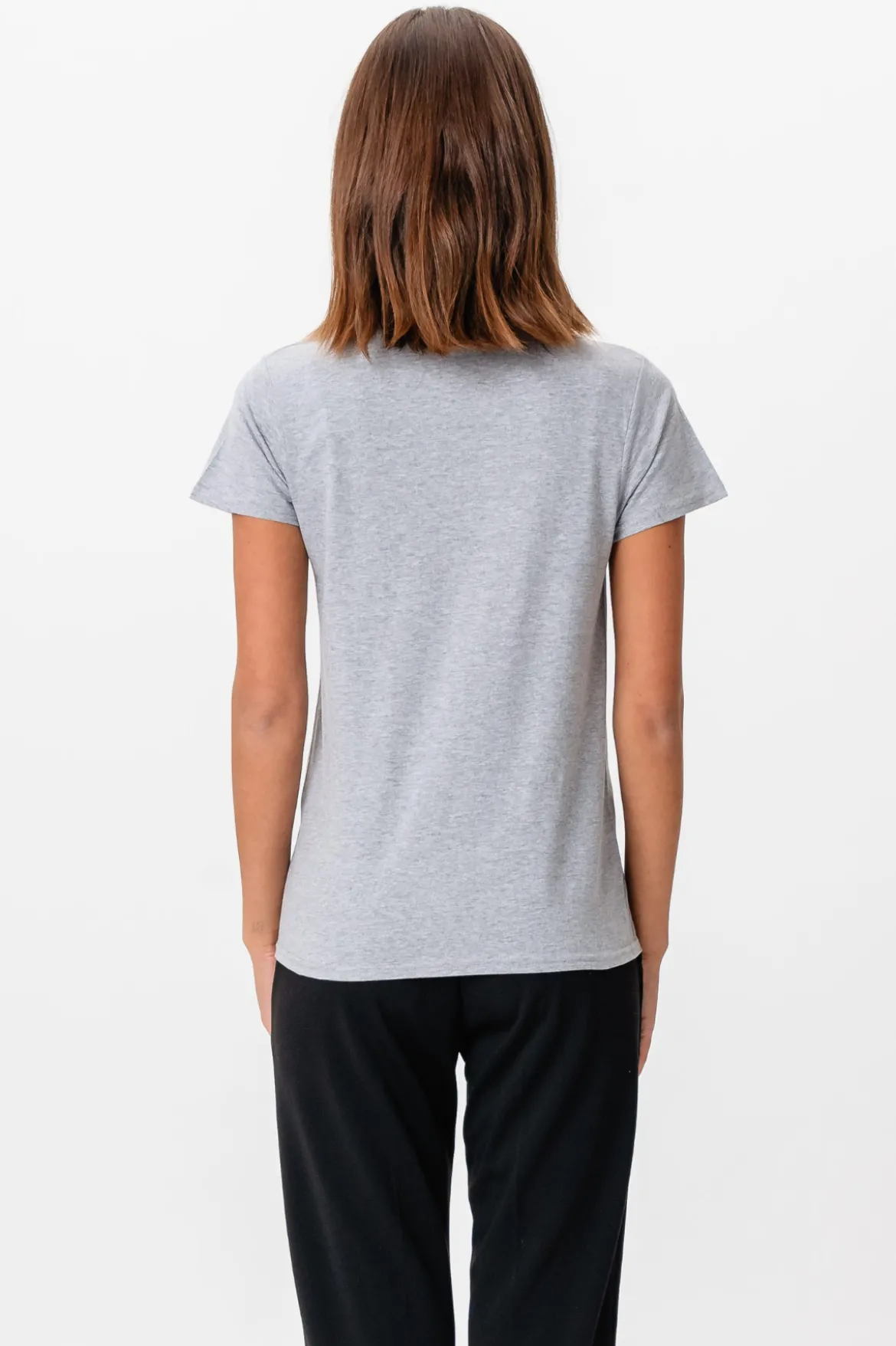 Basic T-shirt - Oxford Grå