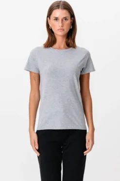 Basic T-shirt - Oxford Grå