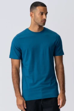 Basic T-shirt - Petroleumsblå