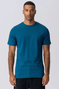 Basic T-shirt - Petroleumsblå