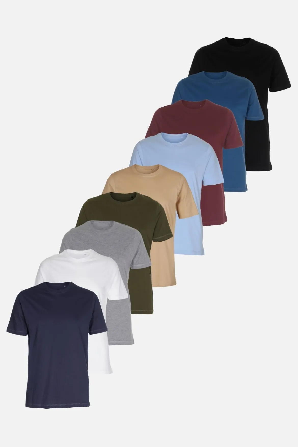 Basic T-Shirts - (9 stk.)