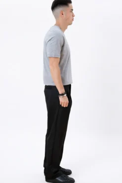 Basic V-neck t-shirt - Oxford Grå