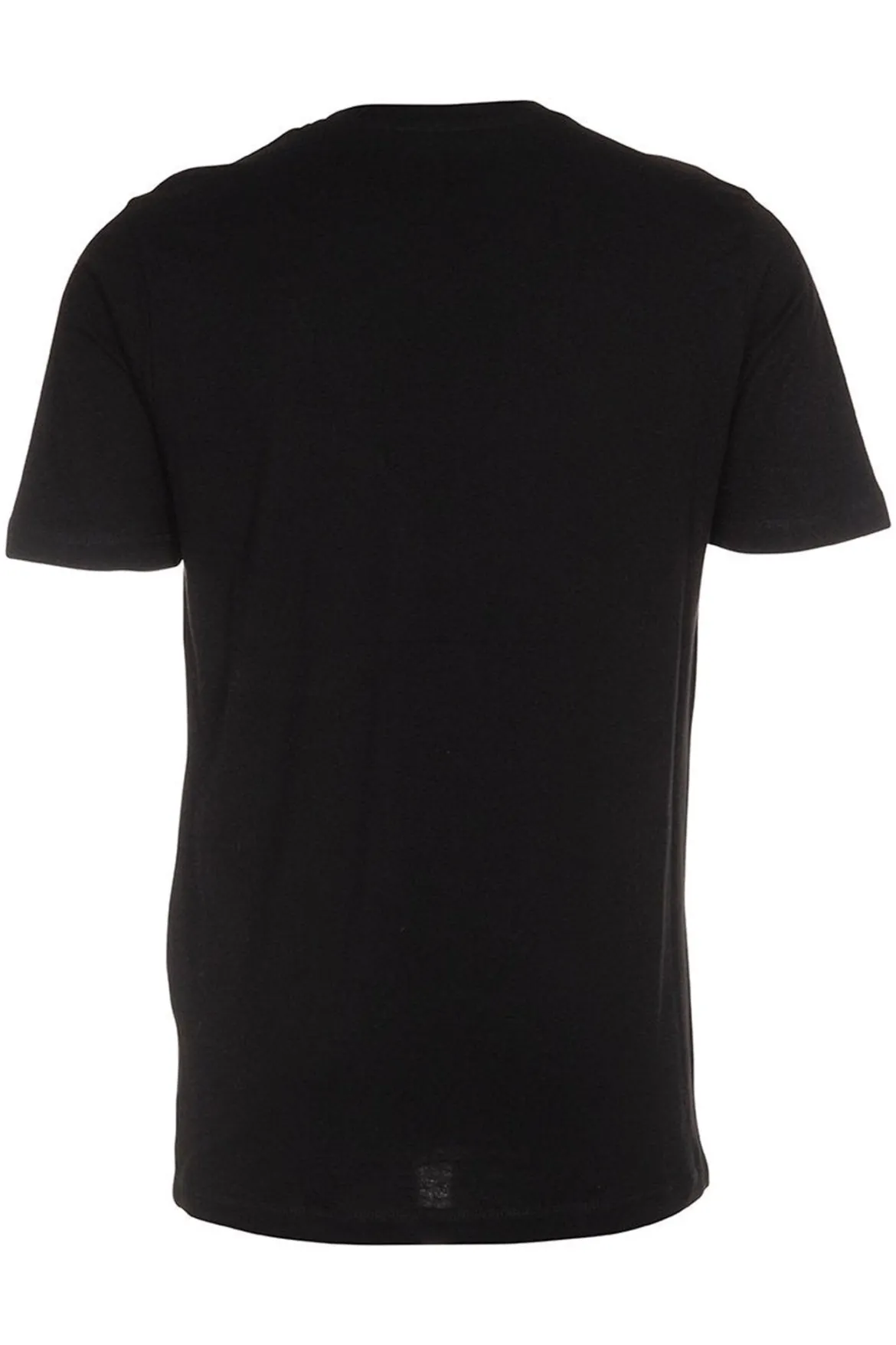 Basic V-neck t-shirt - Sort