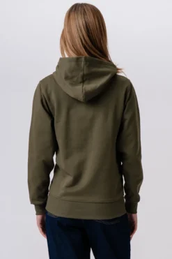 Basic Zip Hoodie - Army