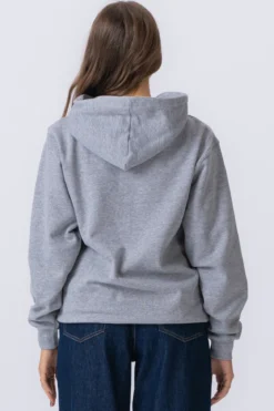 Basic zip hoodie - Grå