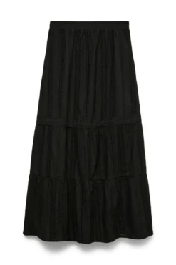 Bell Ankle Skirt - Sort