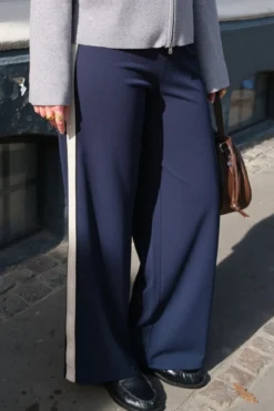 Berlin MW Wide Panel Pant - Marineblå
