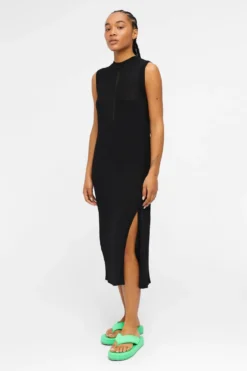 Bianka Knit Kjole - Sort