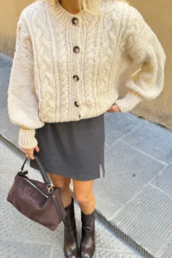 Botton Knit - Hvid