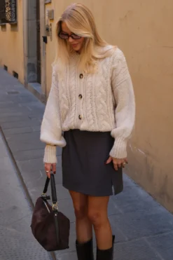 Botton Knit - Hvid