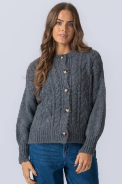 Botton Knit - Mid Gray