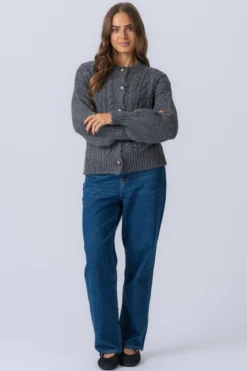 Botton Knit - Mid Gray
