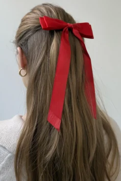 Bow Clip - Rød