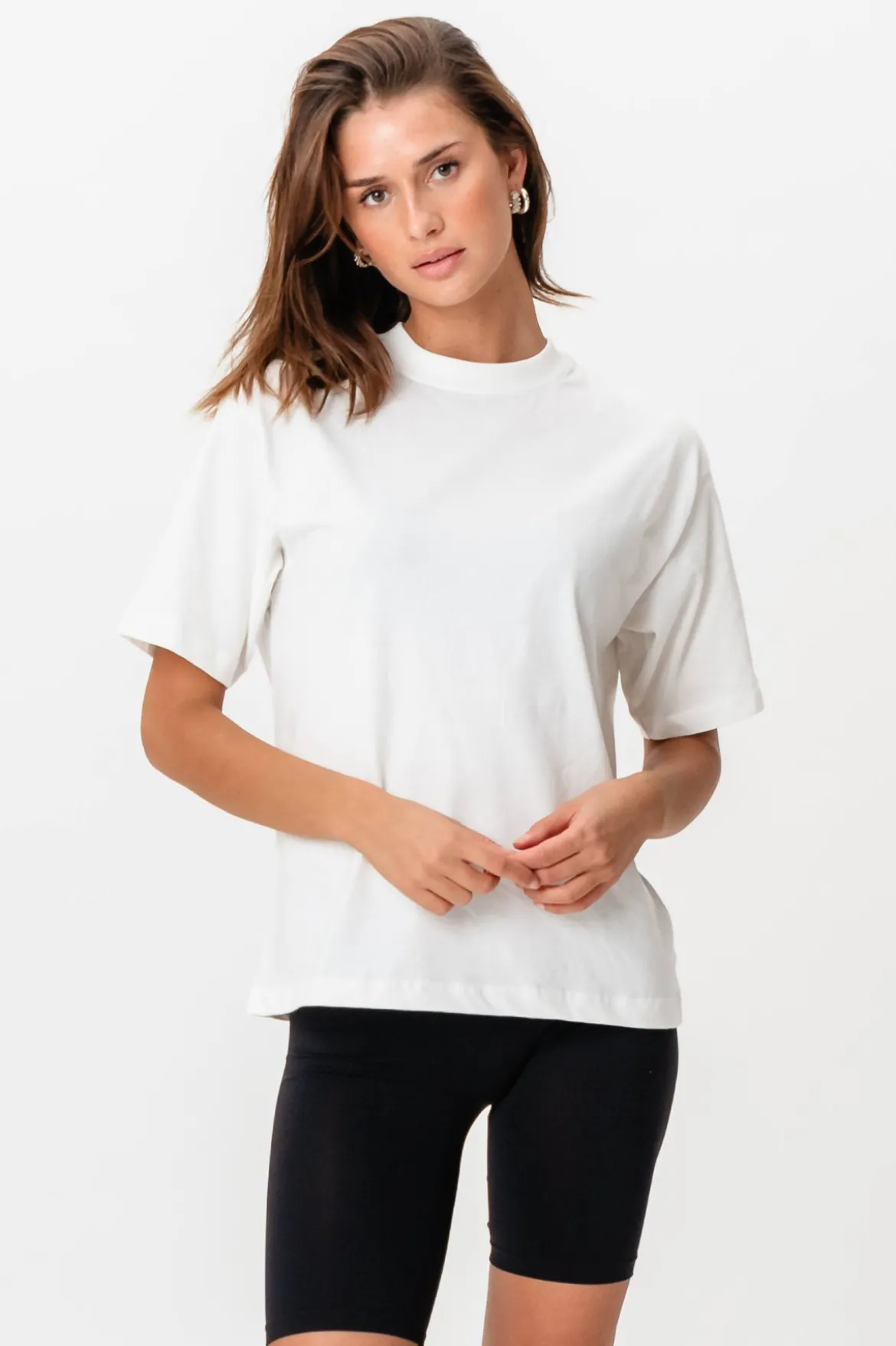 Boxfit T-shirt - Lys Beige