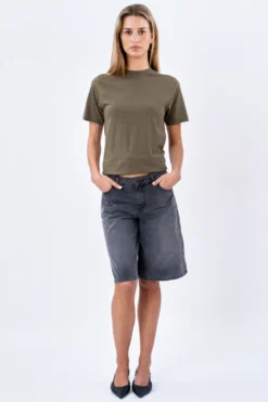 Boyfriend Tee - Army Grøn