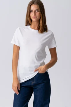 Boyfriend Tee - Hvid