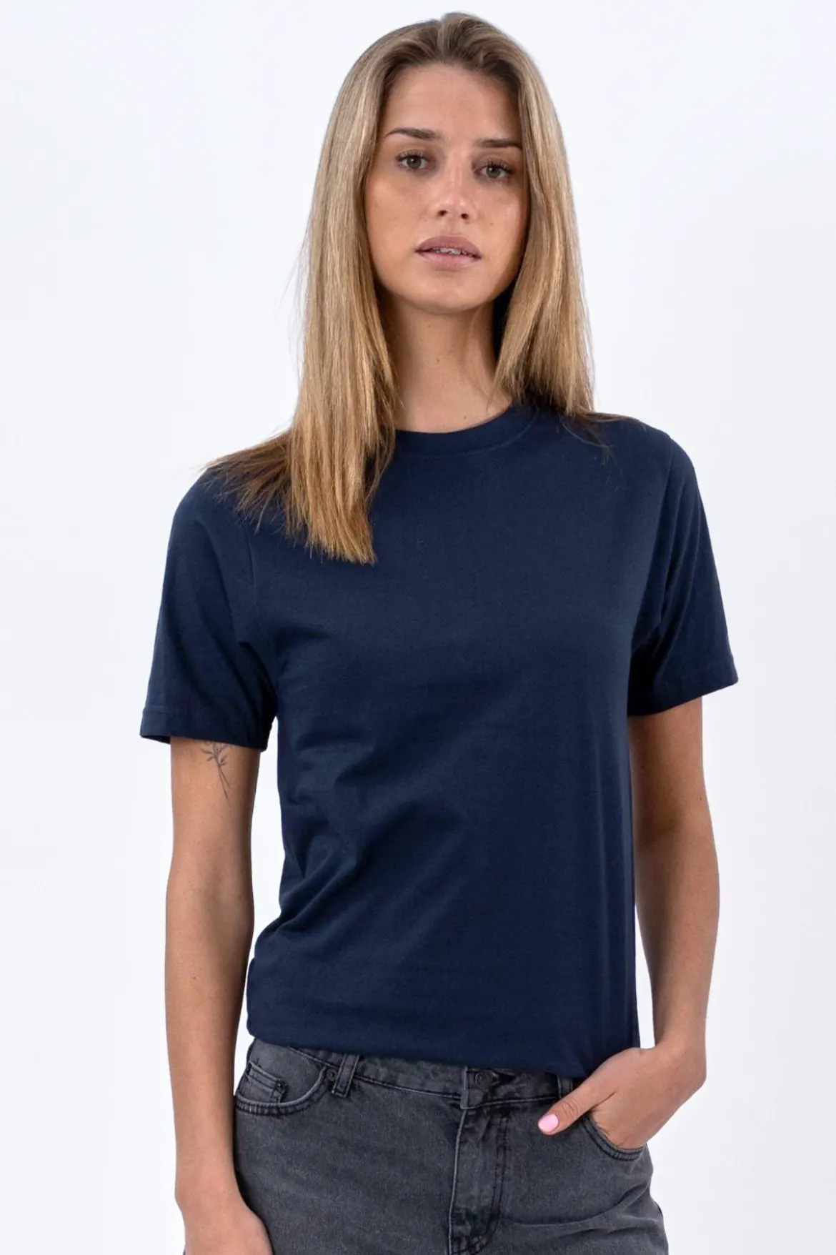 Boyfriend Tee - Navy
