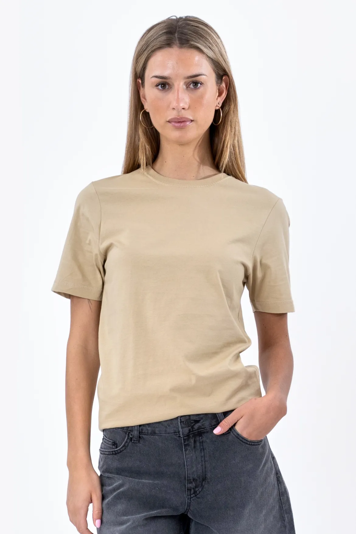 Boyfriend Tee - Sand