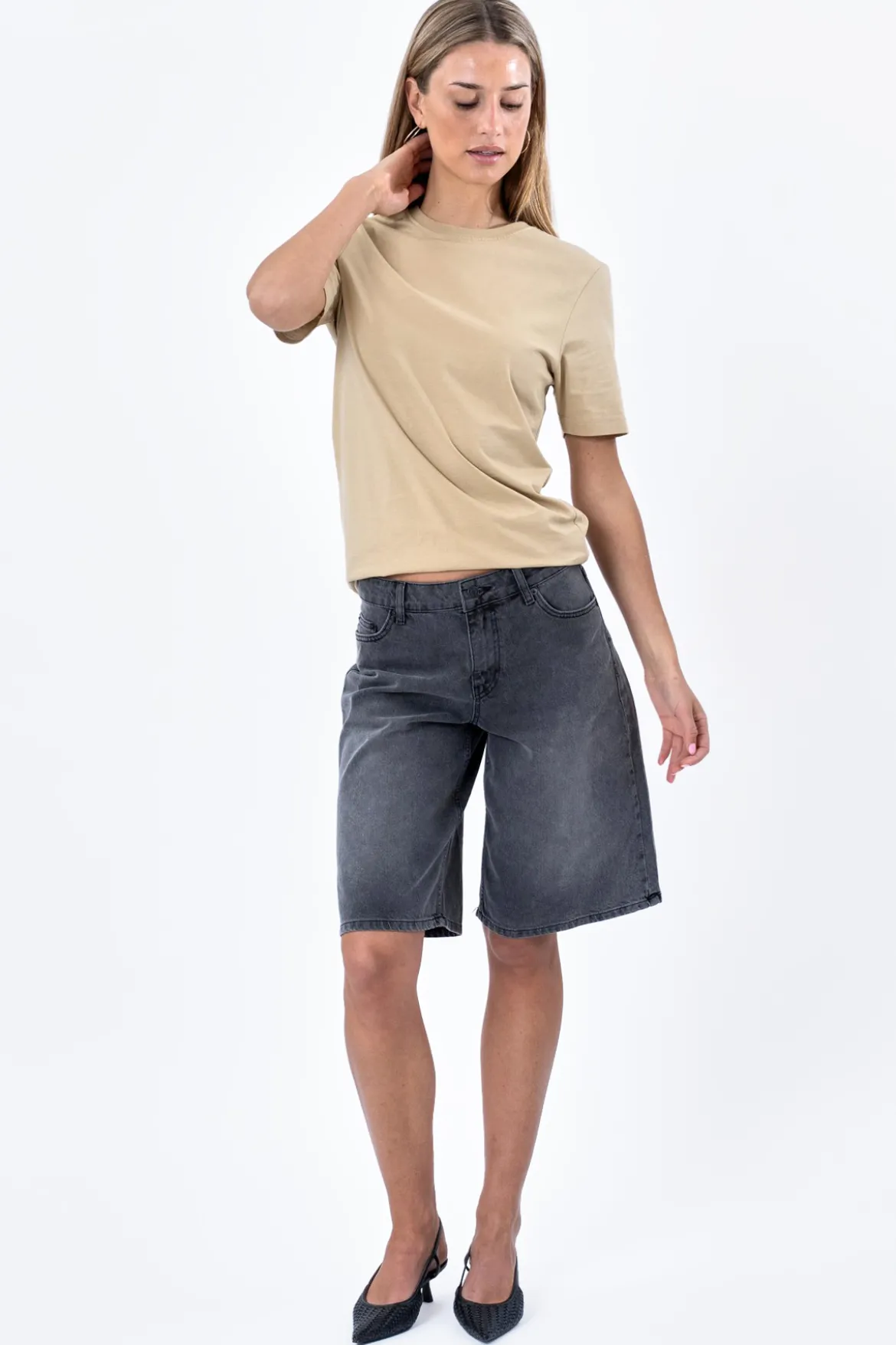 Boyfriend Tee - Sand